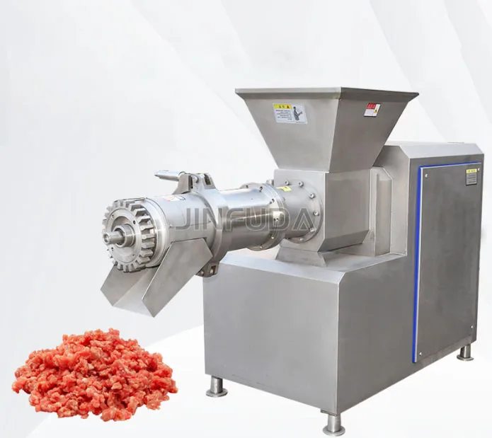 Low temperature meat and bone separator Poultry meat and bone crusher Duck frame Fish Bone mud machine