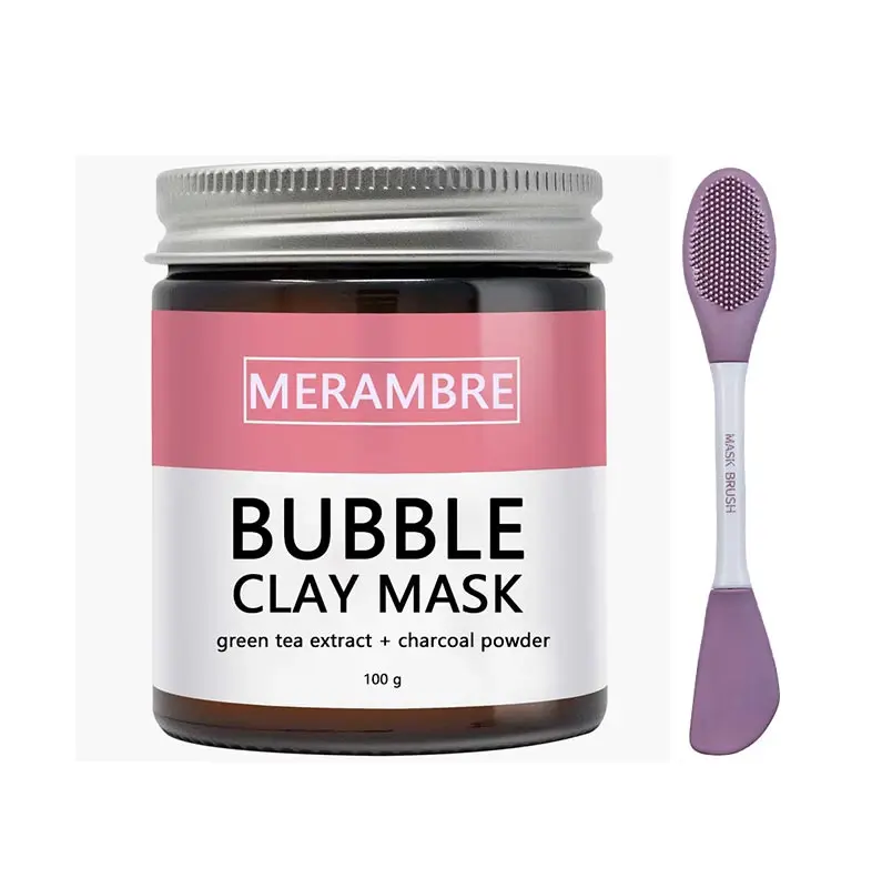 OEM ODM Deep Cleaning Cleansing Care Skin-pore Carbonated Mud Film Bubble Mud Mask Carbonated Bubble Clay Mask