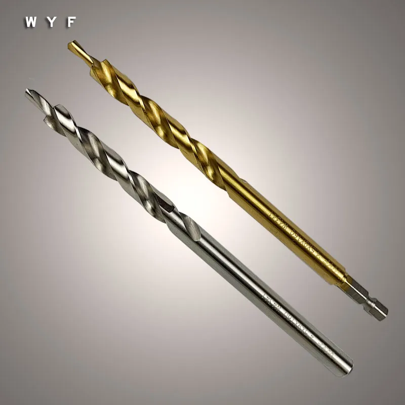 
9.5mm 3/8 step drill bit for woodworking Pocket Hole jig System Drill Titanium Coated HSS Step Drill Bit woodworking tools 
