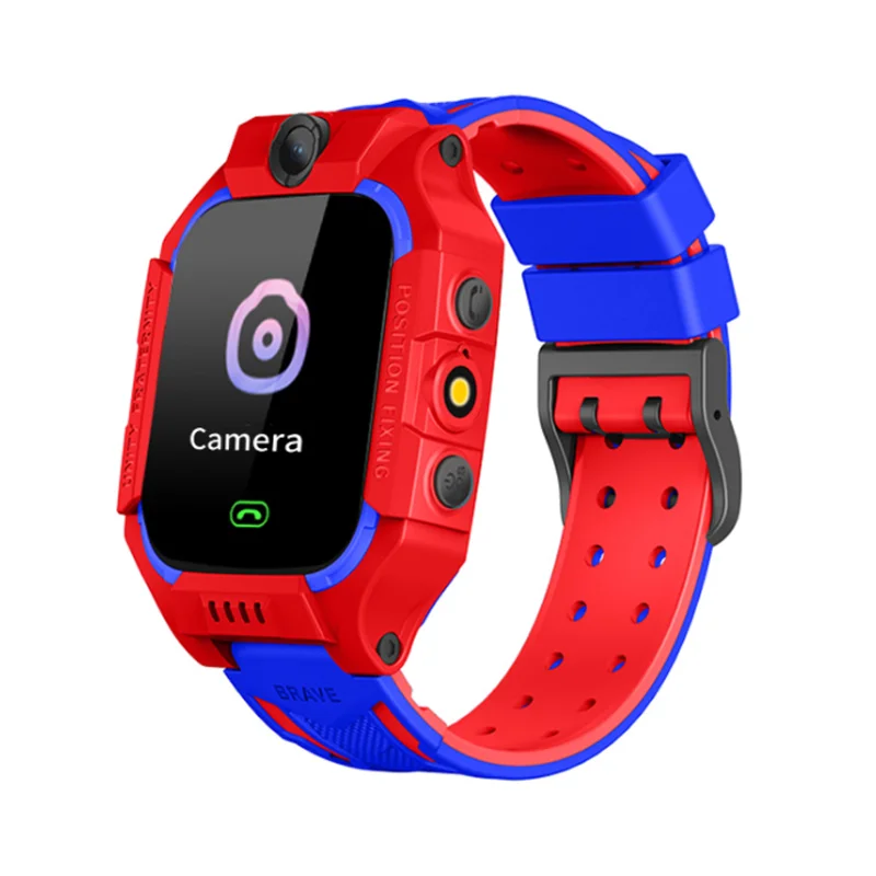 Q19 Kids Smart Watch with Flip Design Dual Camera LBS Location SOS Help 2020 Cheap Child Smart Watch
