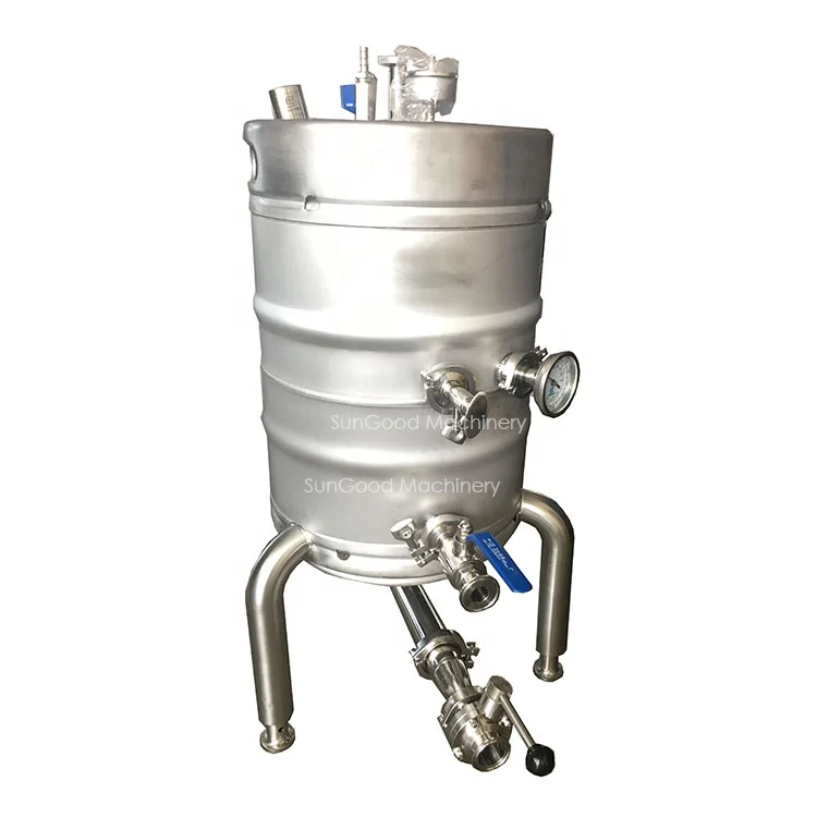 High quality 60L stainless steel customized beer keg stackable beer Keg  yeast propagation keg