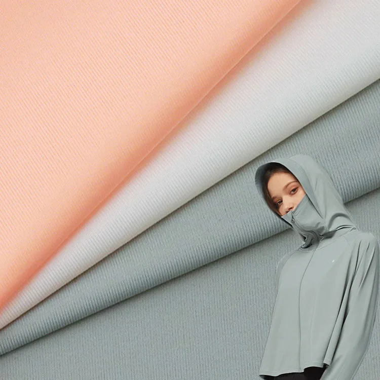 Fabric 2024 85% Nylon 15% Spandex Yoga Fabric Coolmax 160Gsm Anti UV Clothing Eco Friendly Yoga Set