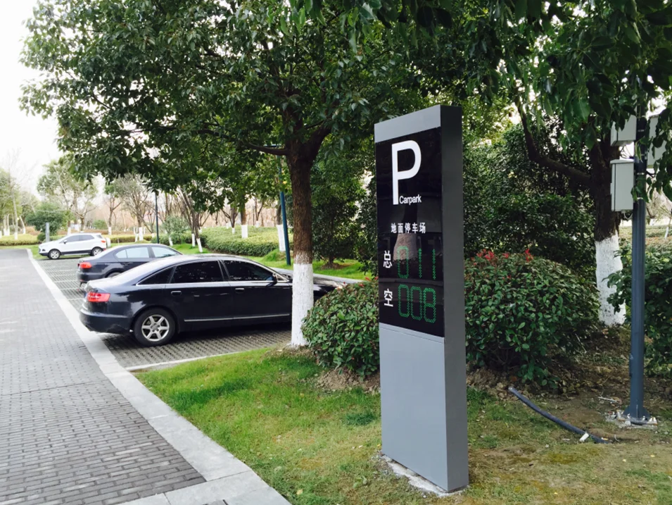 Wireless Sensor Outdoor Parking Guidance System