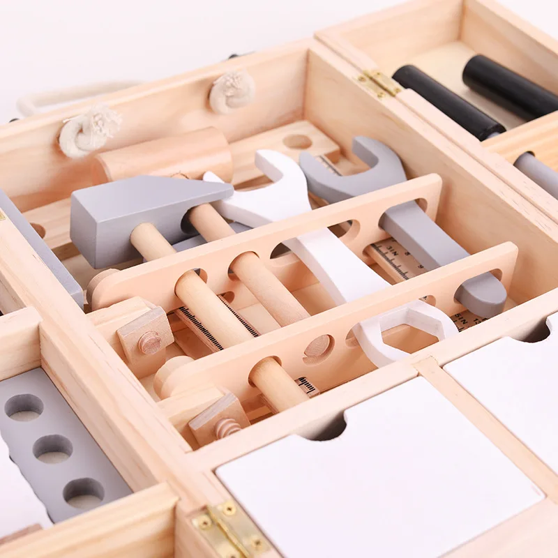 Wooden Toy Tool Wooden Child Toy Wholesale Educational Pretend Play Wooden Workbench wooden Toy