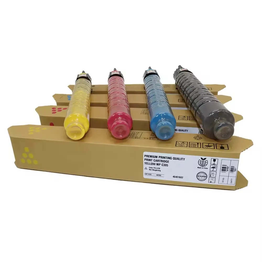 Wholesale Ricoh MP C305 Compatible Toner Cartridge CMYK Colors
