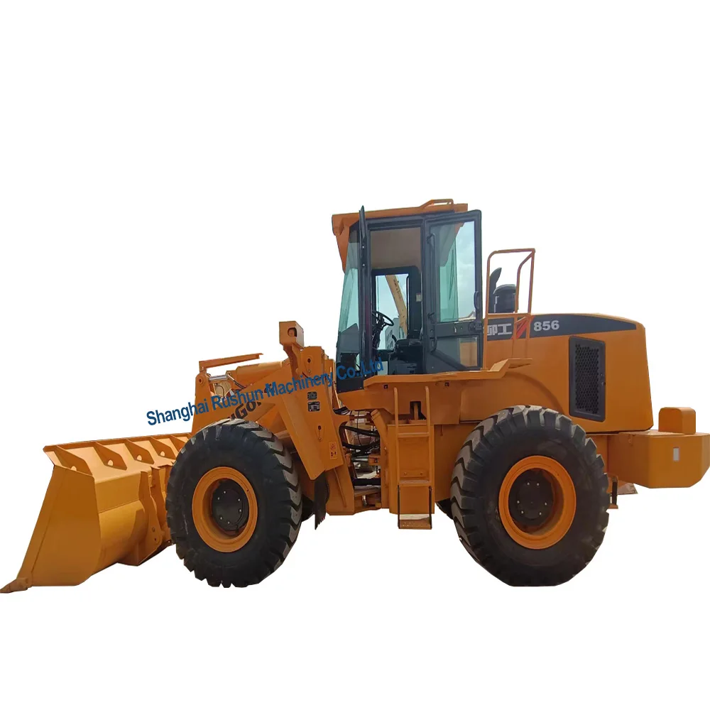 2018 Original Construction Low Fuel Consumption Machine Flexible LiuGong CLG856 856 17ton Wheel Used Loader In Shanghai
