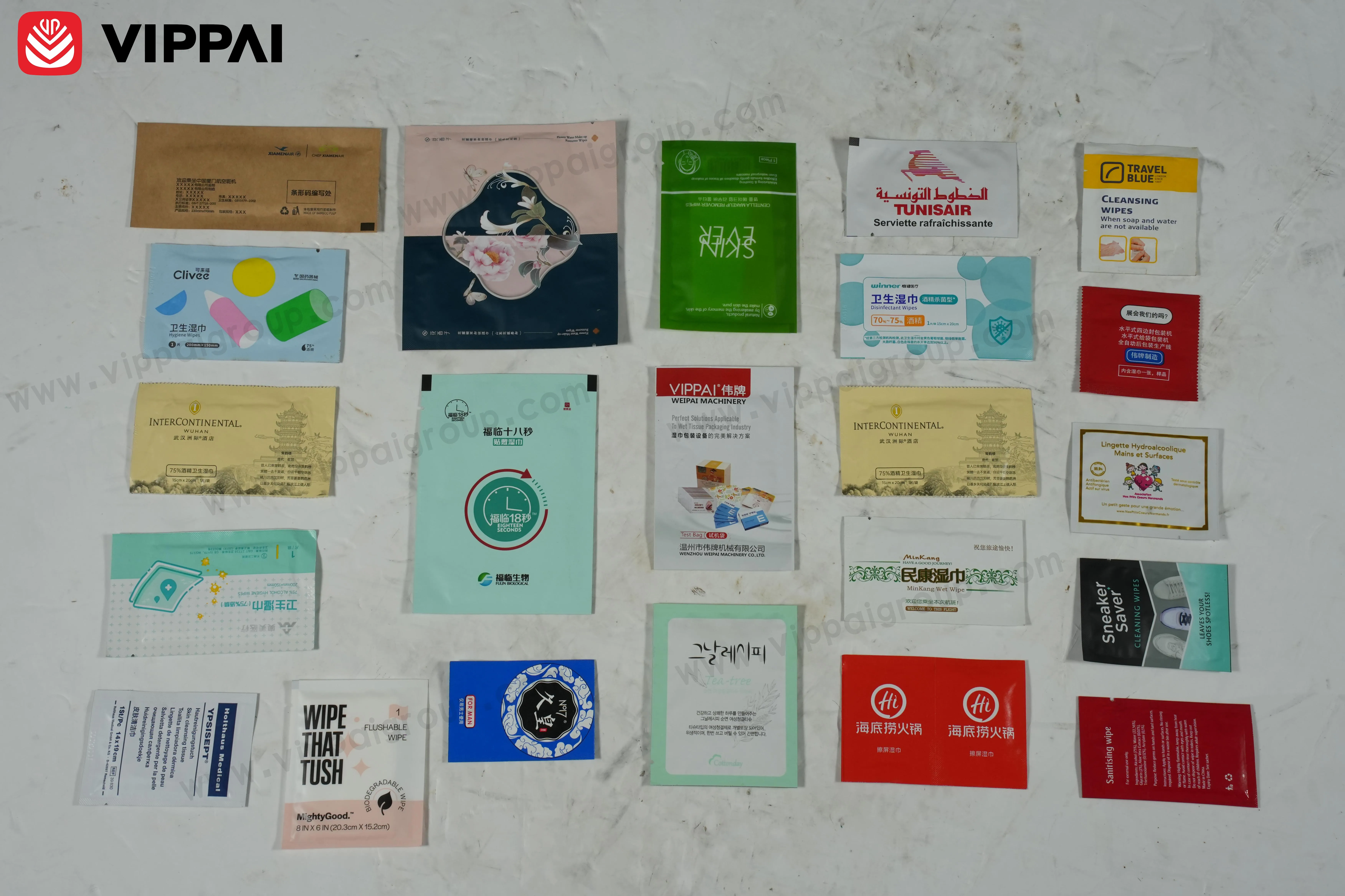 VIPPAI Single Mini Antibacterial Restaurant Adult Wet Wipes Dispenser Manufacturing Making Machines