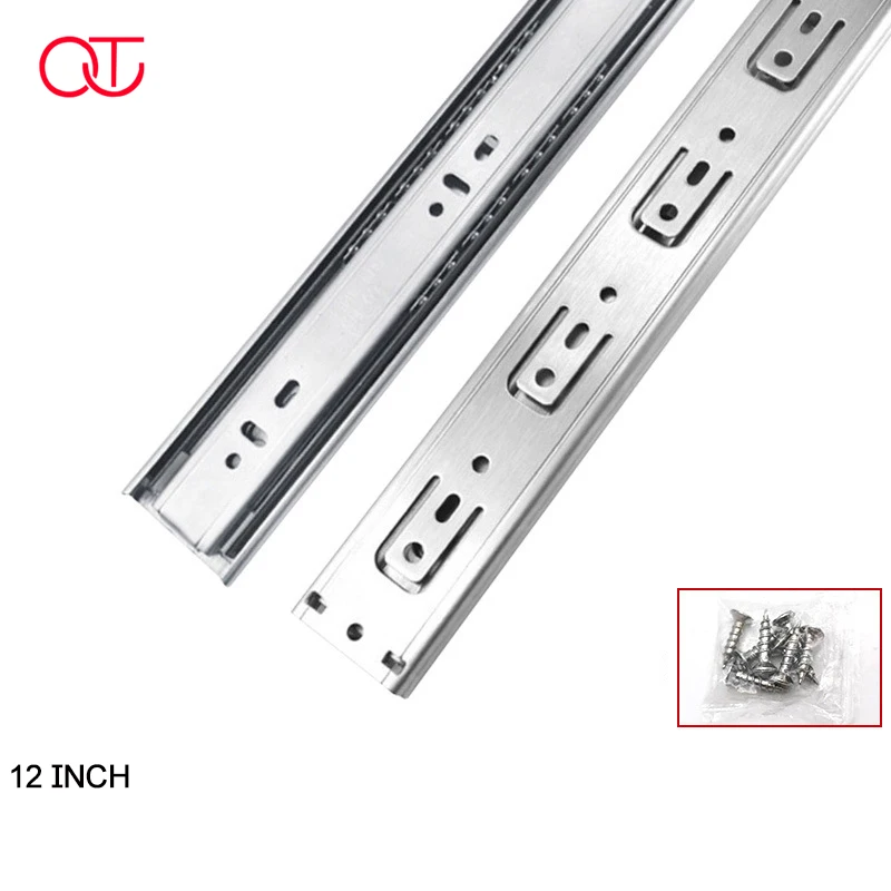 Toco Heavy Duty Metal Box Drawer Slides with rolling drawers Soft close drawer slides Kitchen Cabinet