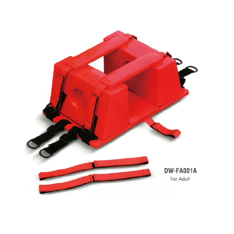 High Density adjustable Plastic NBR  Head Immobilizer Patient Transfer With Spine Board