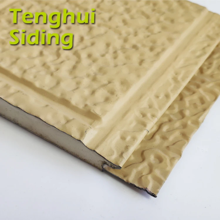 Polyurethane Foam 3d Wall Decorative Panel Making 16mm Prefab Fireproof Sandwich Panels