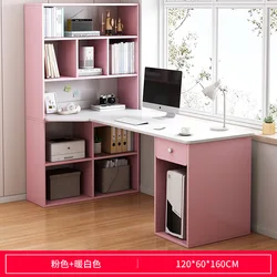 Office Computer Desk Table Writing Desk Storage Shelf Bookcase Student Study