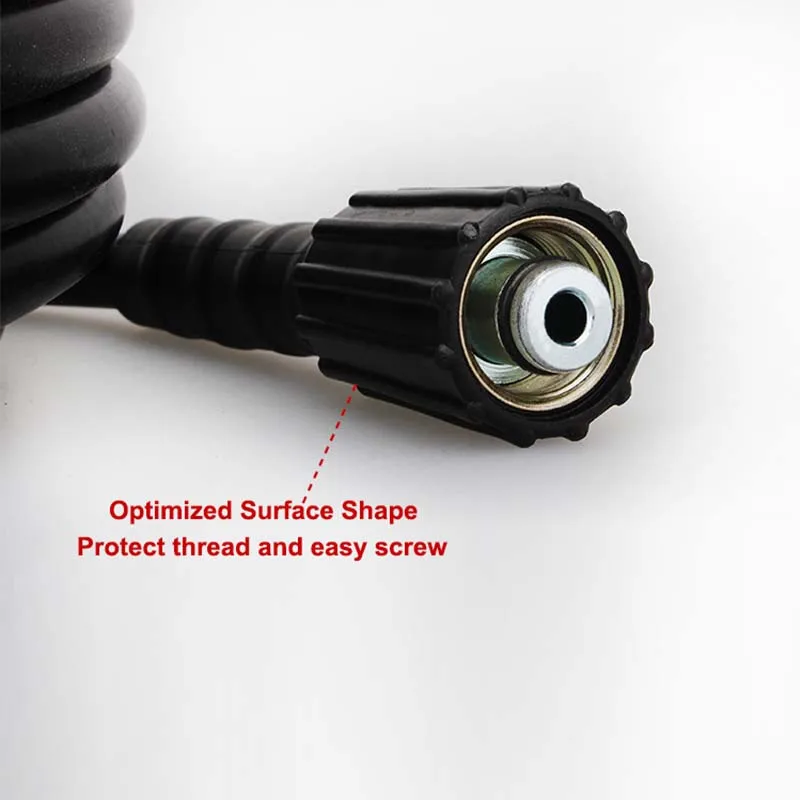 Amsturdy 10mm High Pressure Washer Hose Pipe Water Hose 3/8 QD 4000psi