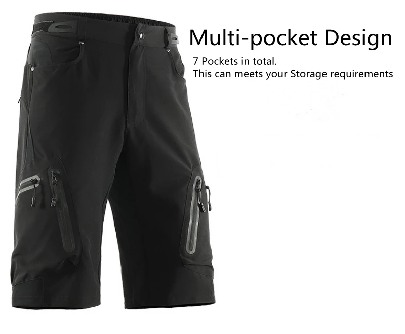 Arsuxeo MTB Racing Ranger Shorts - Padded Mountain Bike Racing Cycling SHORTS low MOQ