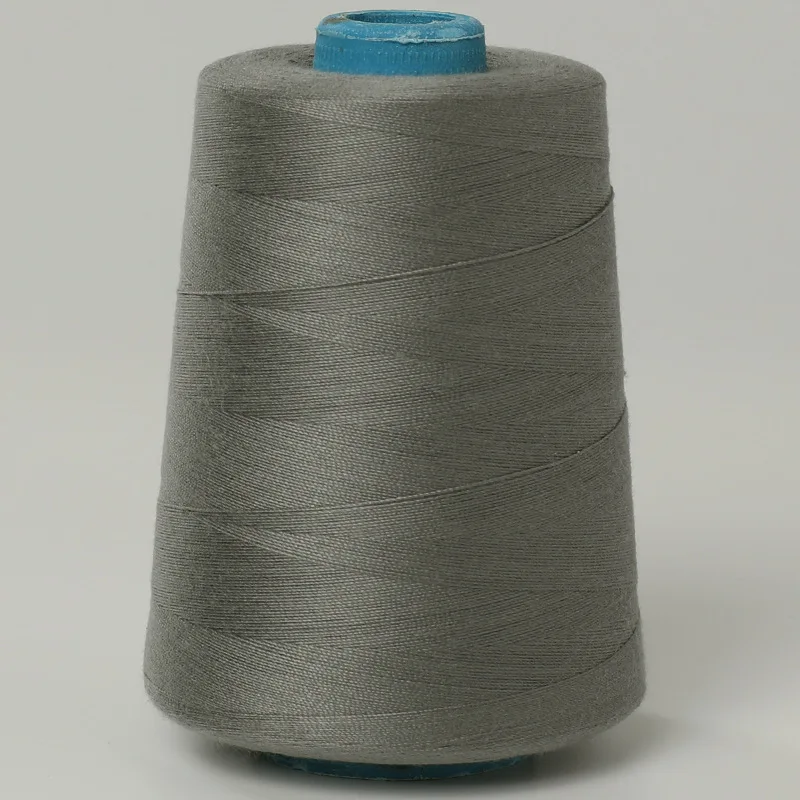 202 203 402 602 Sewing Machine Thread Different Types 100% Polyester Threads New Carton Machine Dty Yarn Raw White Dty