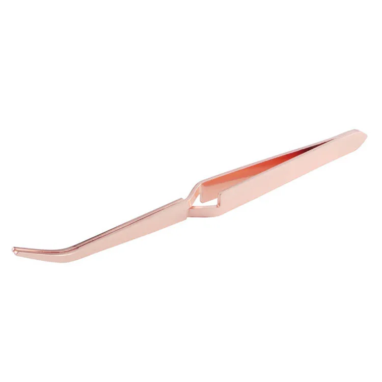 Stainless Steel X-shaped Nail Tweezers Clip Professional Nail Tools Shaping Clamp Eyelash Grafting Clip