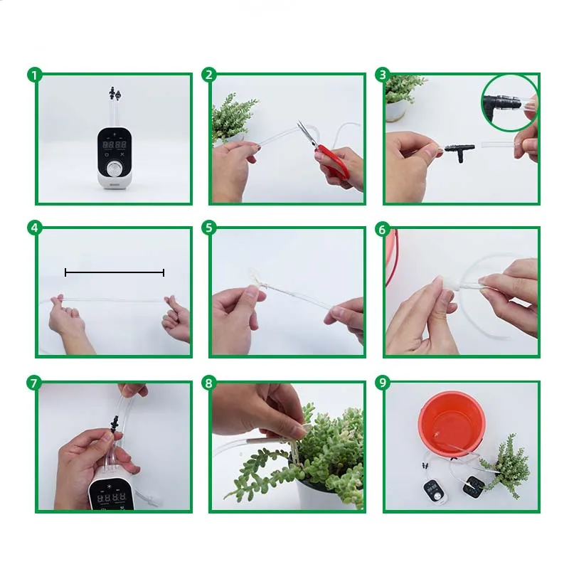 Smart Drip Irrigation System Automatic Drip Irrigation Kit Indoor Watering Kit