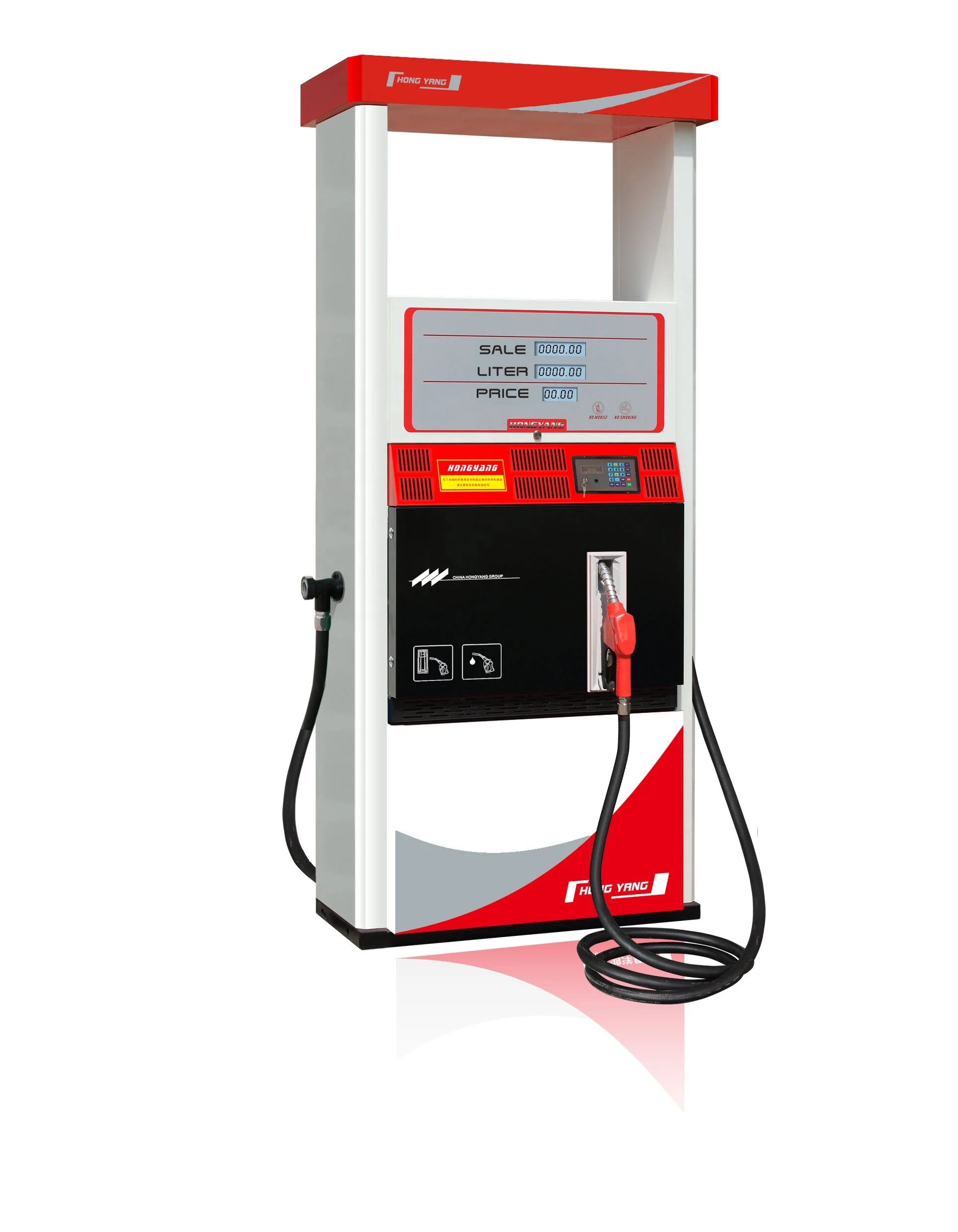 Double nozzles petrol pump fuel dispenser for fueling station