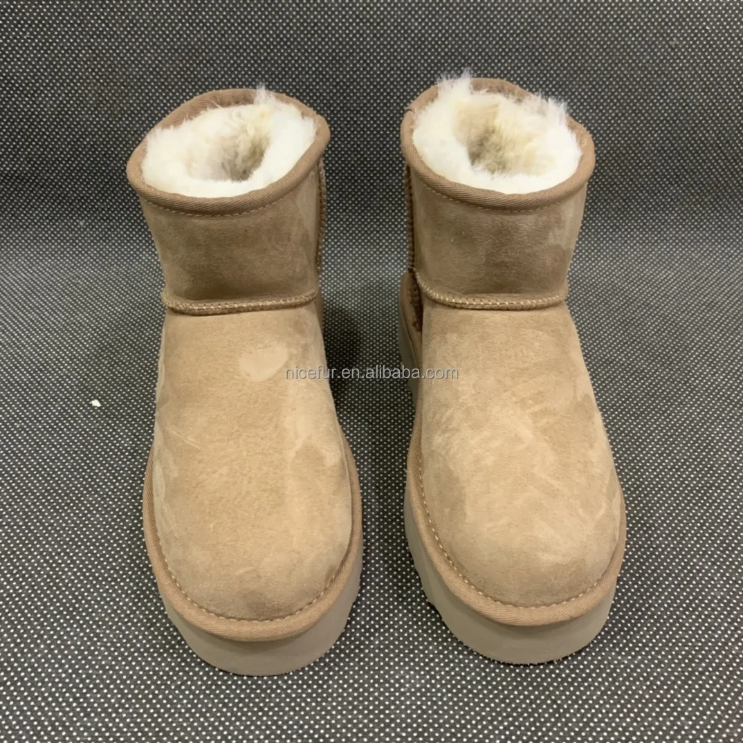 Женские Классические мини-сапоги на платформе