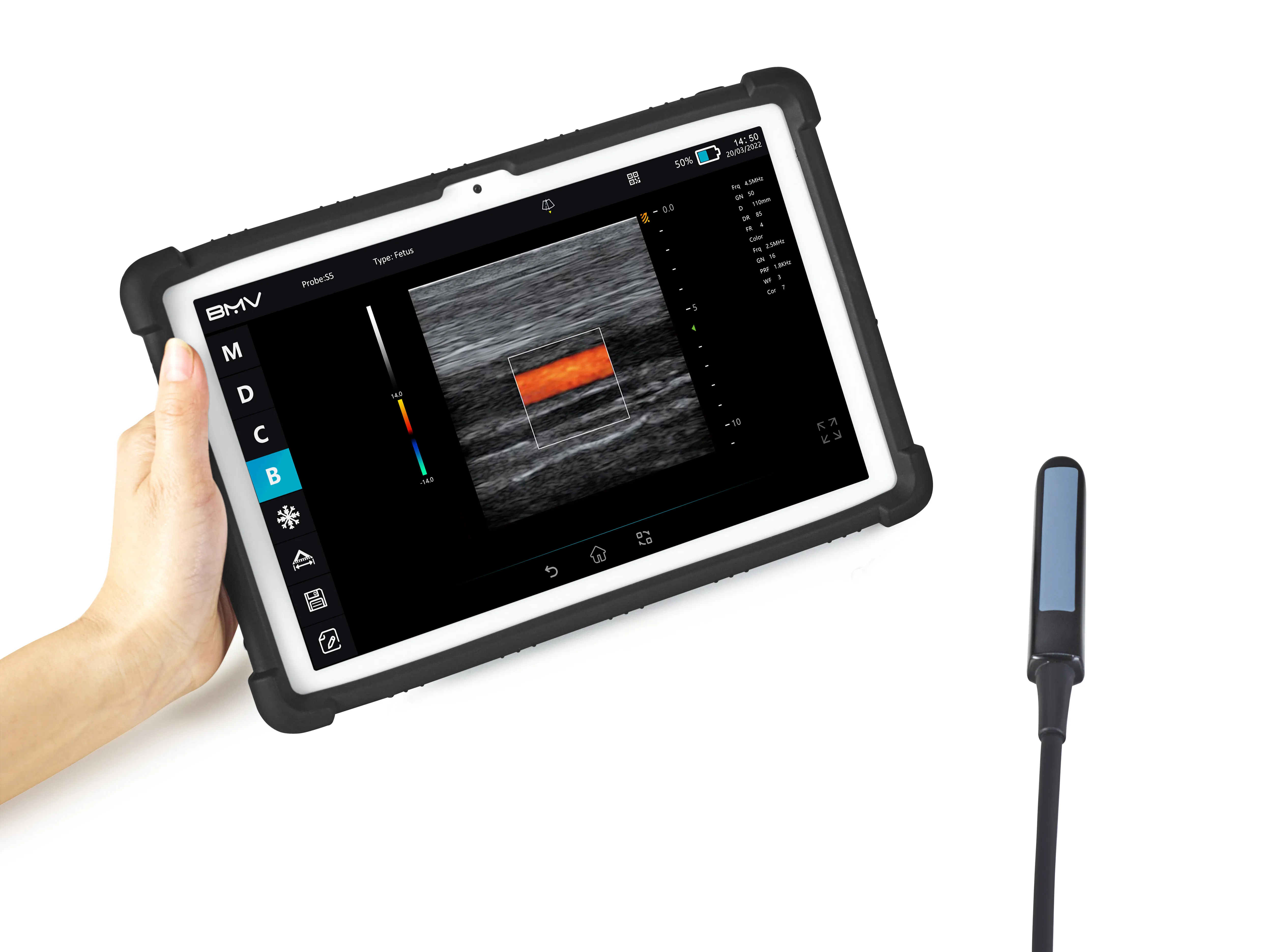 Hot-sale horse cattle vet ultrasound machine Wireless BestScan S5 Plus color Doppler portable ultrasound scanner system