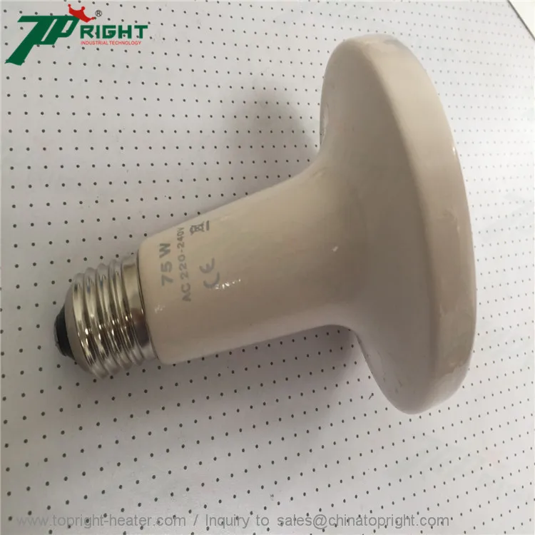 Керамическая тепловая лампа 100 Вт с высокой термостойкостью