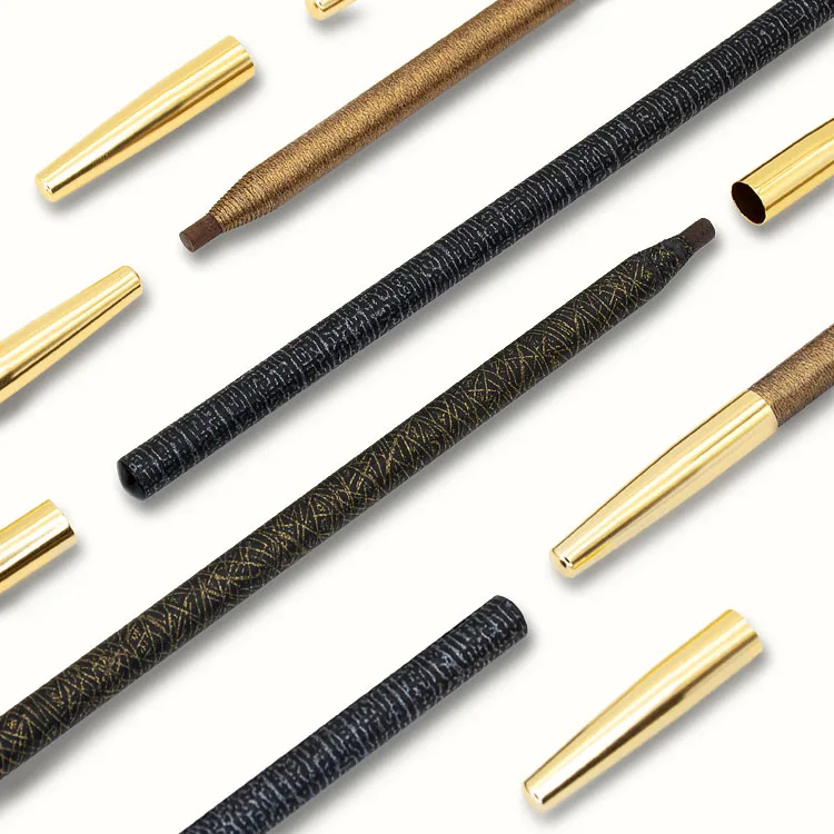 Private Label Water Proof Long Lasting Eyebrow Design Microblading Permanent Make up Pencil