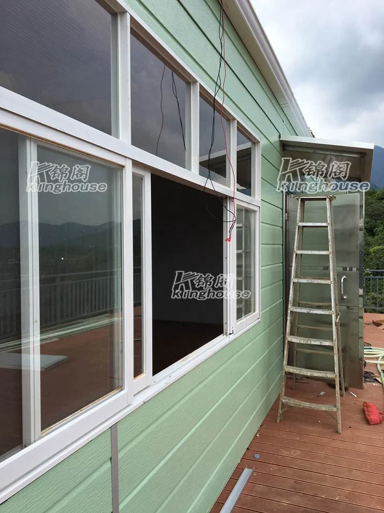 Cheap Wooden Houses Modern Luxury Prefab Steel Villa For Sale