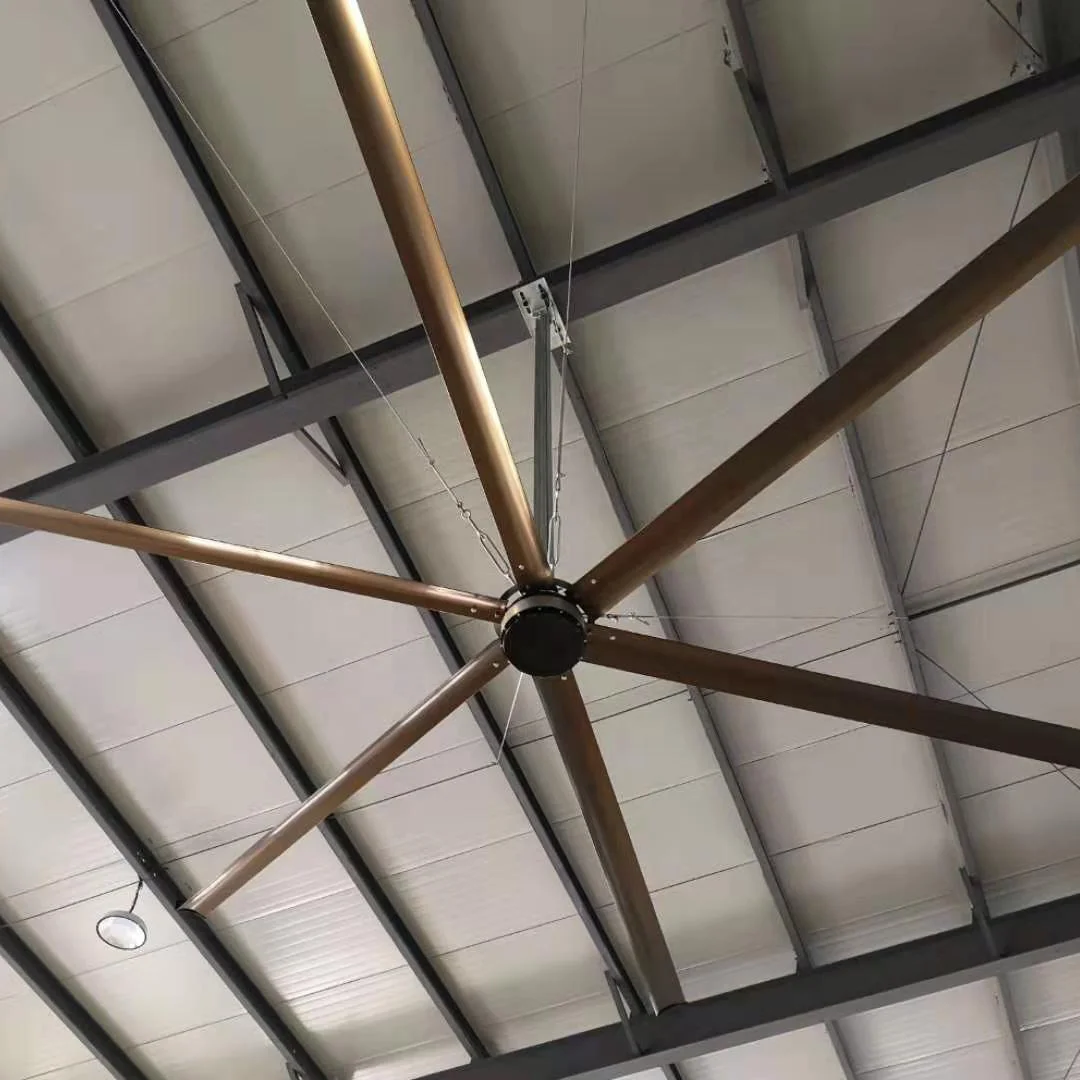 Hot Sell Big Pmsm Hvls Energy Saving Industrial Ceiling Fan For Restaurant