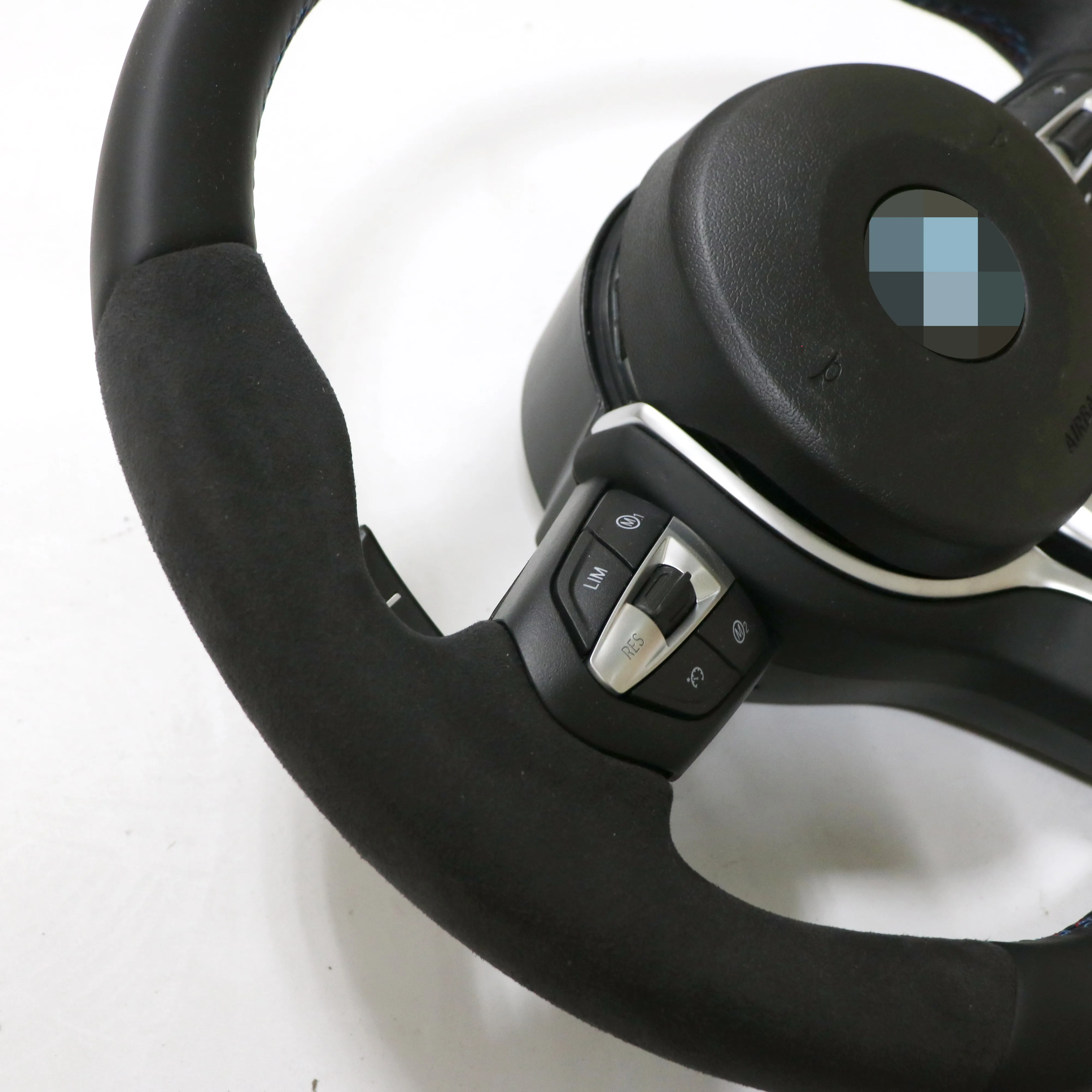 Модное обновляющее кожаное рулевое колесо alcantara для BMW f44 f30 f35 f80 g21 f40 f15 x5 m4 f02 f12 f36 f06 f90