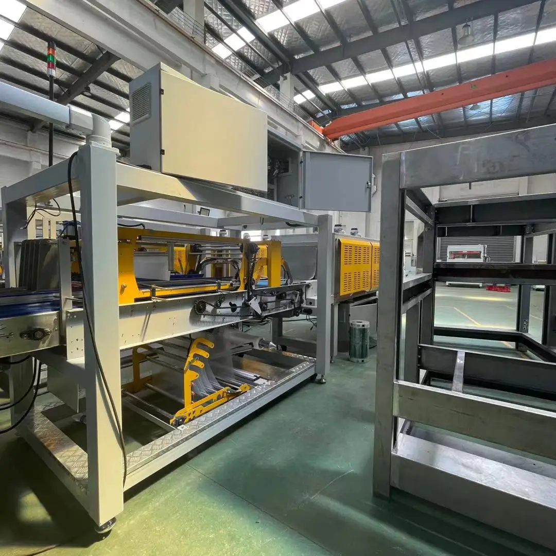 Best Equipment In Produce Line Give You Happy Reply One Piece Color Film Wrapping Machine