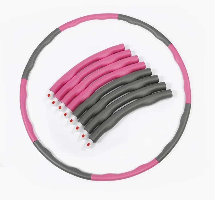 Fat Burning Exercise Ring Loop Weighted Hula for Adults Detachable Size Adjustable Hoola Hoop