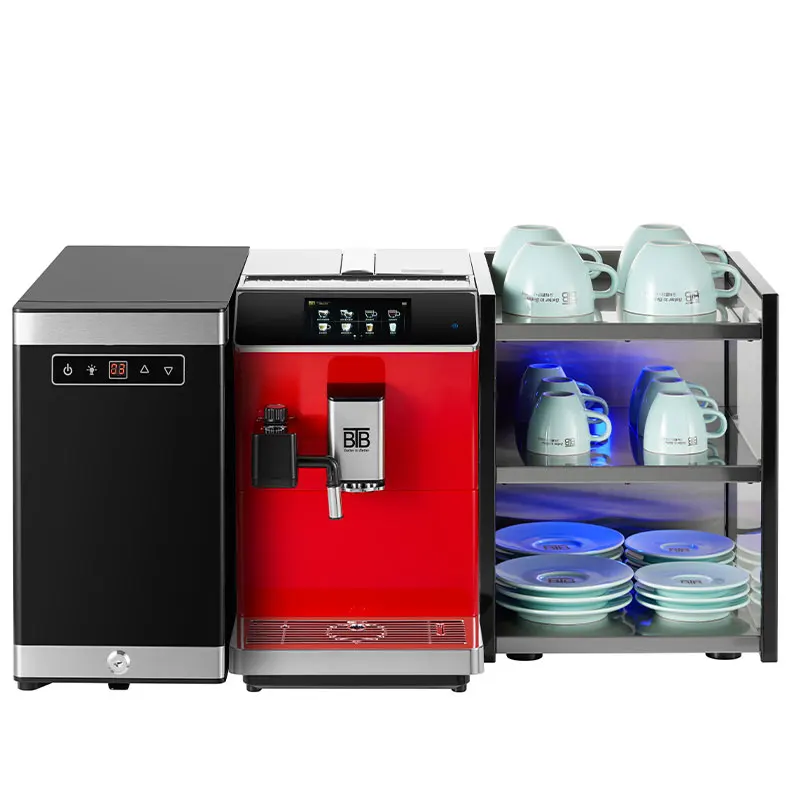 Easy Operation Electric Household Expresso Coffee Maker Office Fully Automatic Coffee Machine with Milk Tank