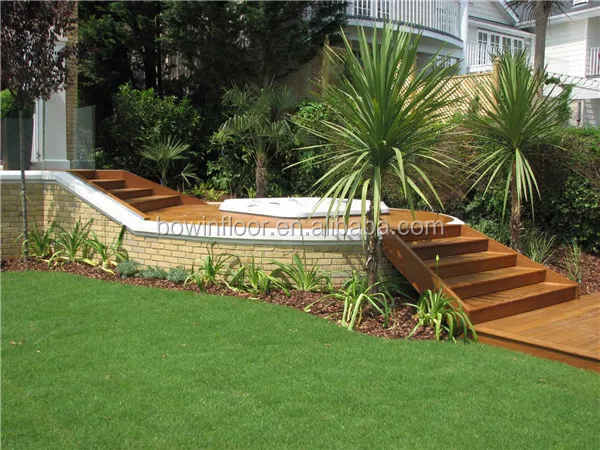 High quality decay resistant outdoor garden balcony used teak wooden flooring