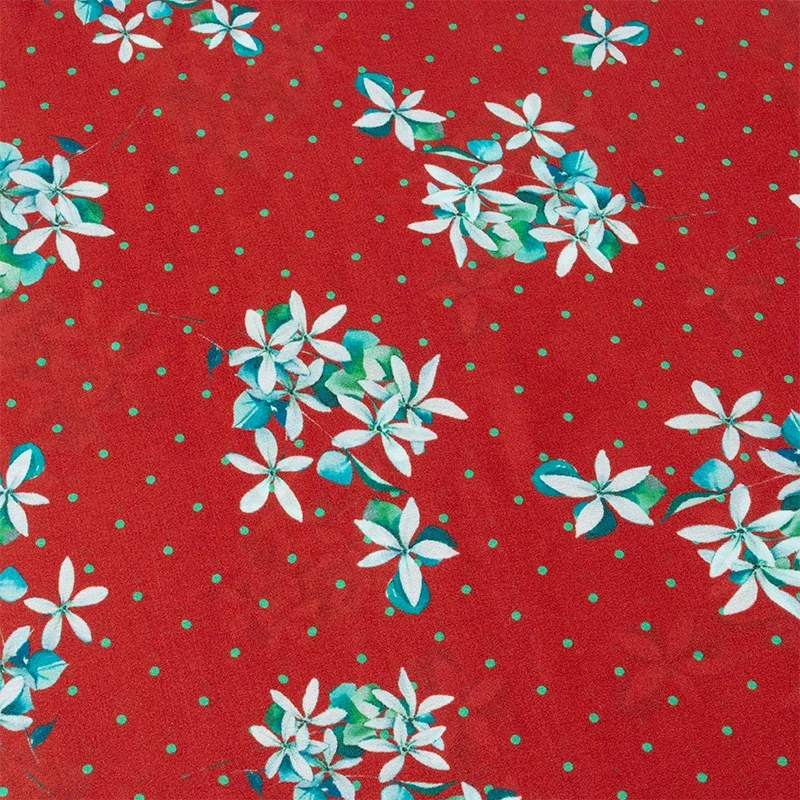 high quality 12MM 100%Silk crepe de chine fabric mulberry silk CDC digital print fabric