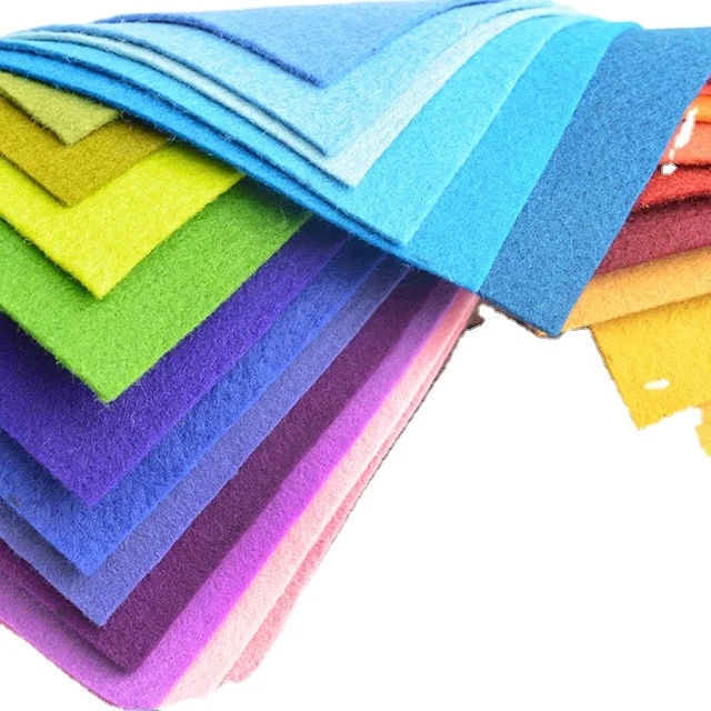 1.5mm polyester felt color craft felt soft hard felt roll  PP felt fabric