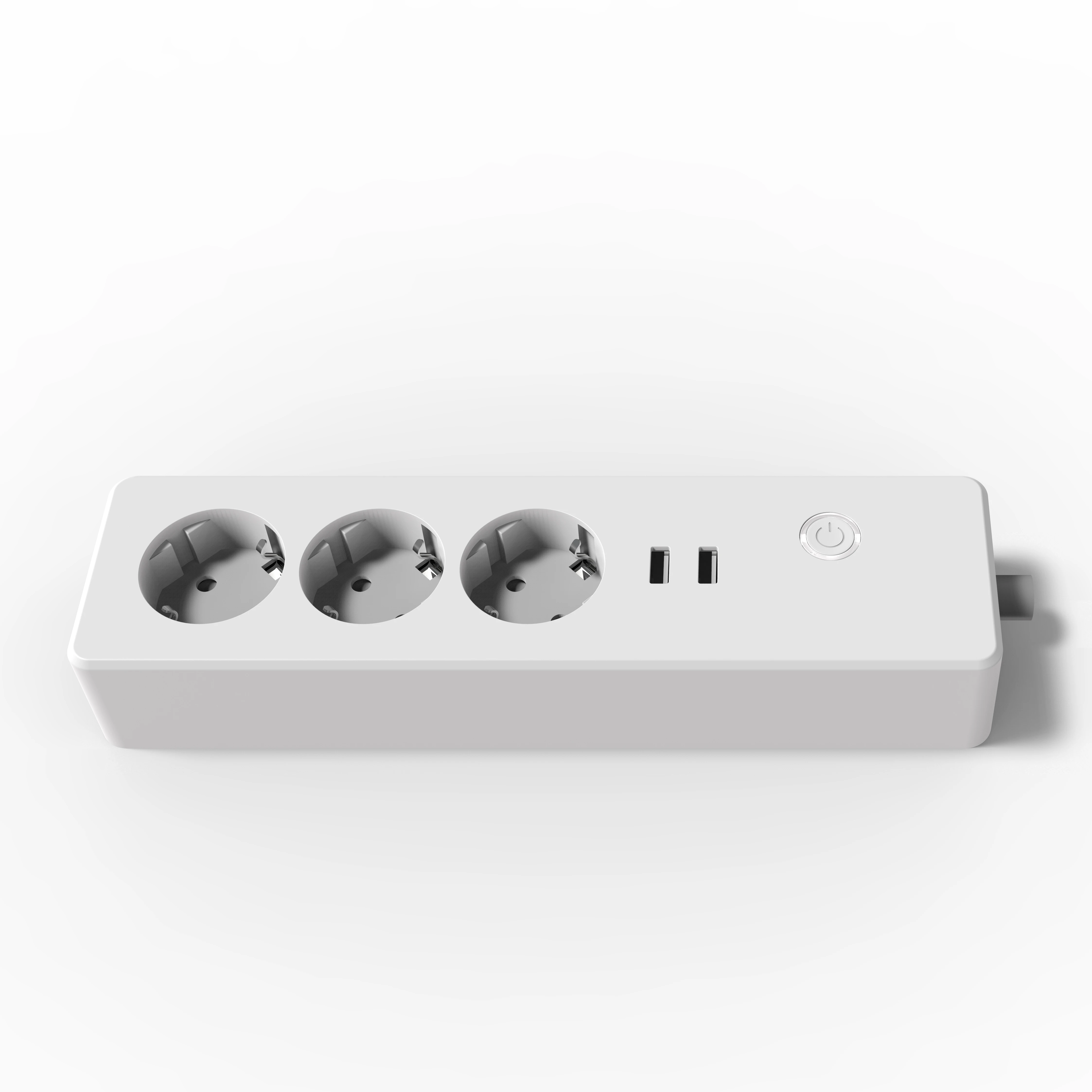 
Smart App Voice Control Work With alexa Google Home Wifi Smart Socket Power Strip 3 EU Outlet plug 