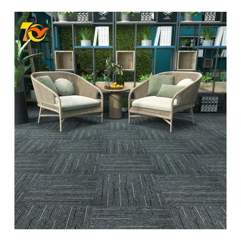 Anti-Slip Buy Carpet Tile Bitumen Backing Professional Factory Production Carpet Tile Price