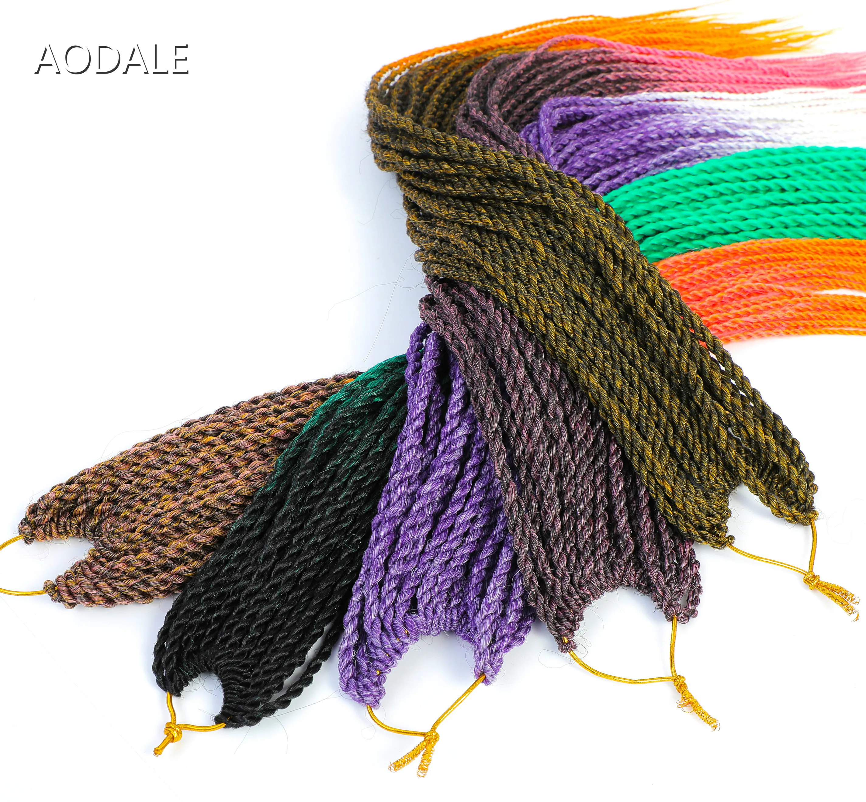 
Wholesale price crochet braid synthetic hair Senegalese afro twist braiding hair bulk crochet braids 