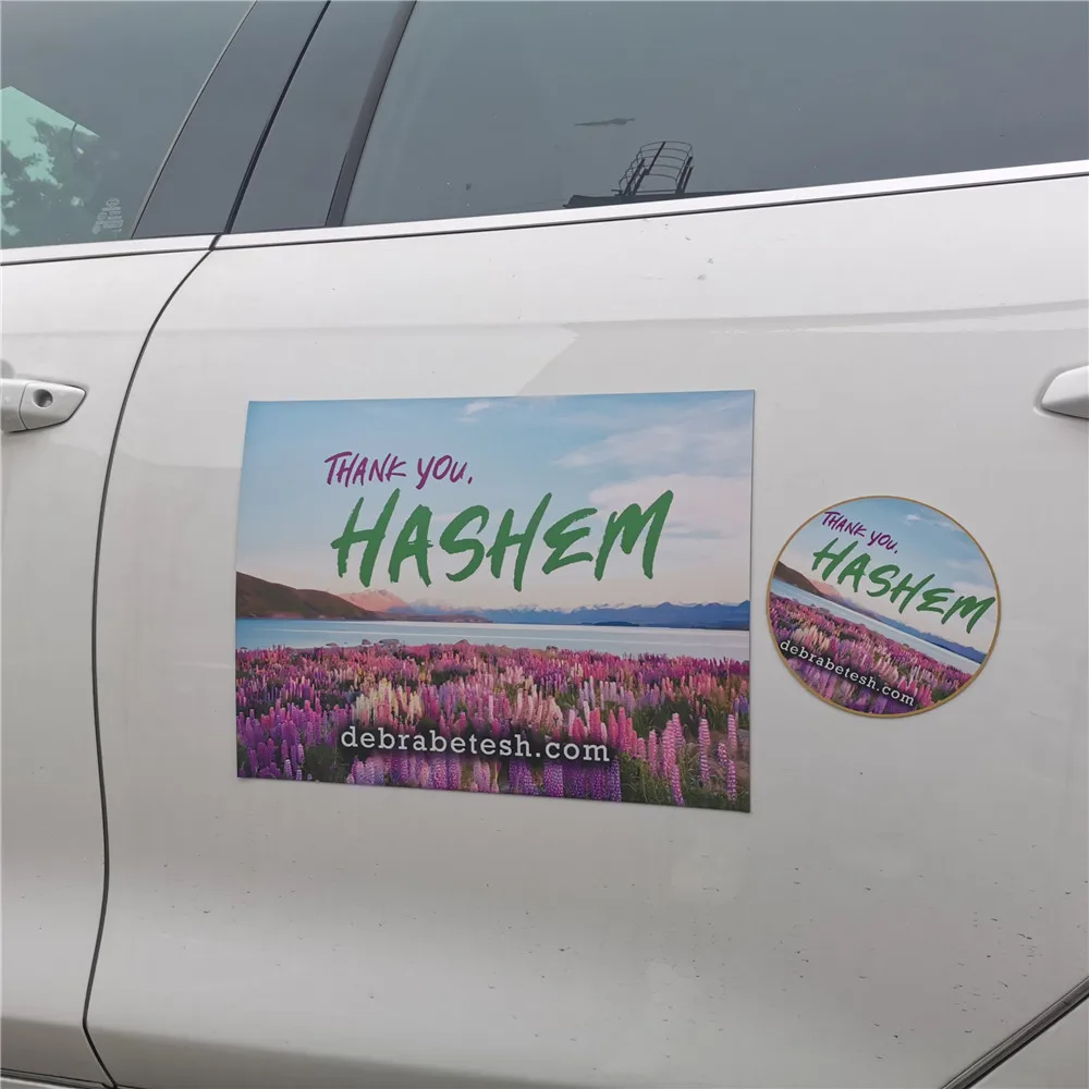 Custom High Quality Car Magnetic Stickers Printing, Magnetic Vehicle Signs Printing