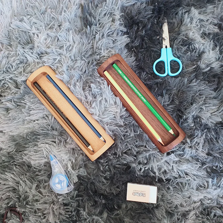  DIY213305 Настольный ящик для хранения Северо-американский черный ореховый деревянный из бука поднос ключей канцелярских