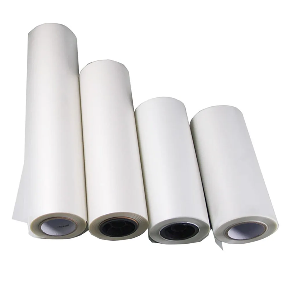 a3 a4 sheets roll size dtf PET heat transfer film for textile garments fabric cotton t shirt inkjet ink printer