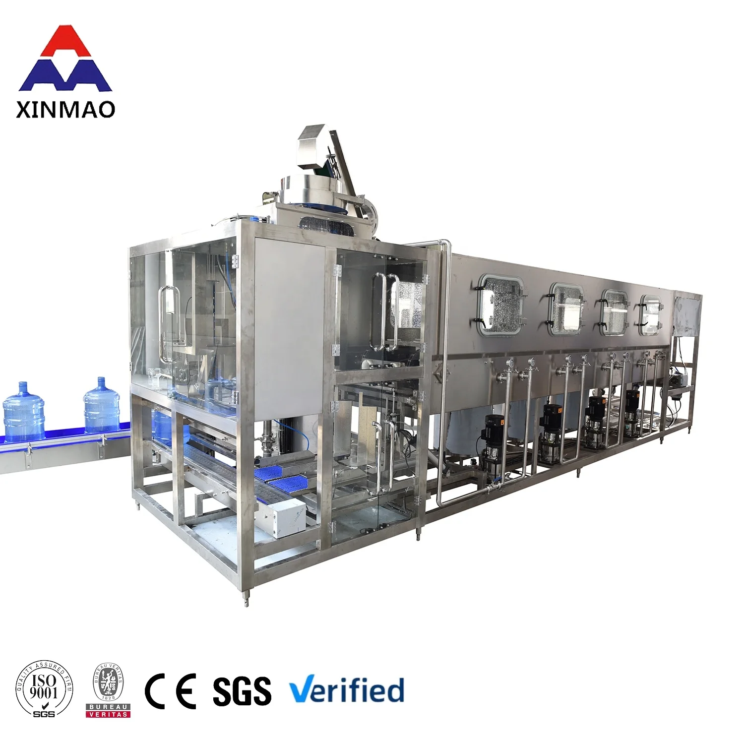 5 Gallon PET  Bottle Blow Molding Machine / Semi Automatic  20 Liter Barrel  Making Machinery With Plastic Moulding Machine