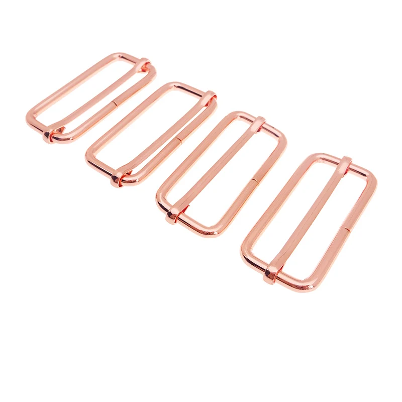 50 mm Rose Gold Metal Wide Mouth Strap Slider Tri-Glide