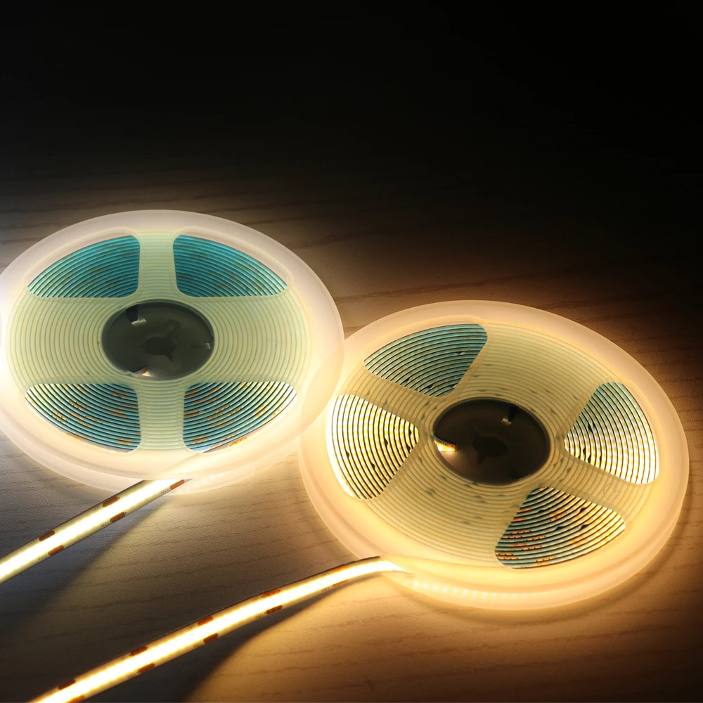 В наличии Высококачественная Светодиодная лента Cob 5 м 10 12 24 220 Rgb Rgbw светодиодная