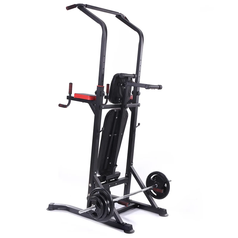 Chin-up Tower Fitness Workout Dipping Station Push Up Bar Multi Functional Power Tower