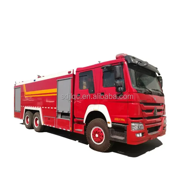 Пожарная машина в форме и воде оригинальная пожарная sinotruk howo 6x4 с пеной резервуаром для