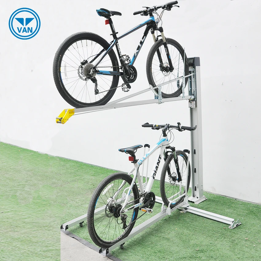 High Quality Hot Sale Customized Automatic Double Decker Mountain Bike Floor Bicycle Rack Storage Stand