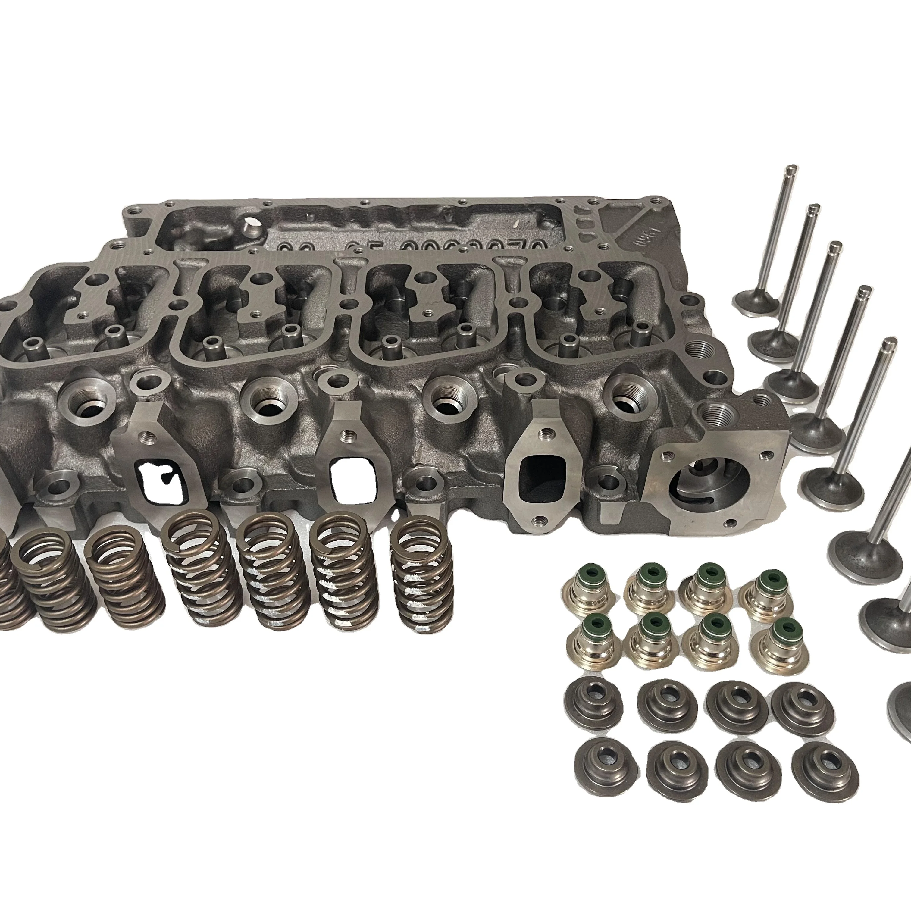 Original Automotive Parts 4D102  Engine Cylinder Head Assembly For Excavators