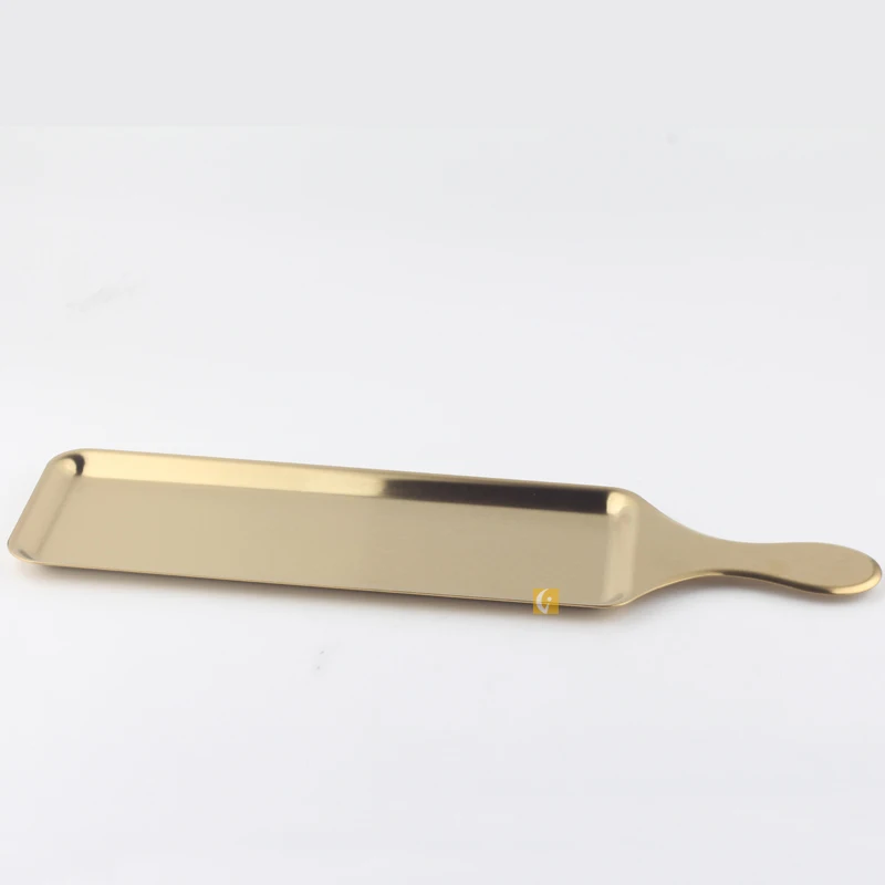 Stainless Steel Rectangular Cake BBQ Sushi Serving Dishes Plate Tray