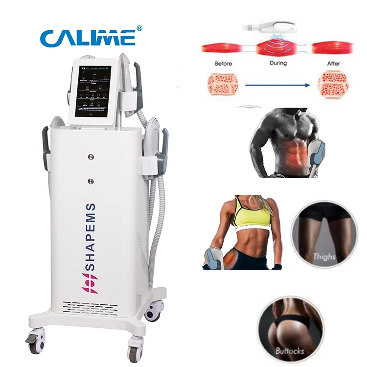 NEWEST 2023 Ems slimming machine muscle stimulate building fat burn rf neo nova 15 Tesla 5000W 4 handles emslim body sculpting