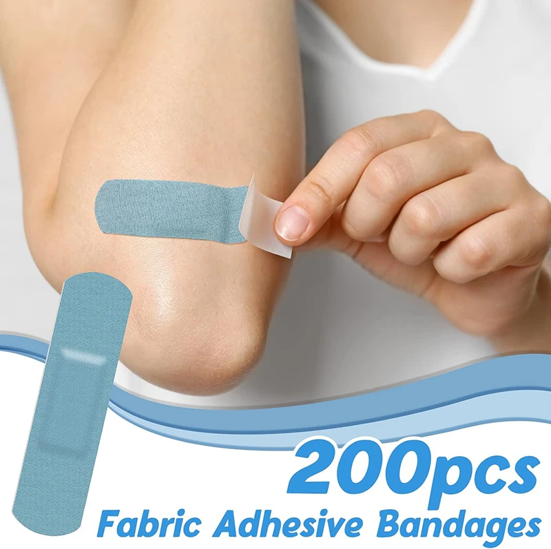 Eco Friendly Band Aid Band-Aid Machine  Metal Tin Blue Detectable Custom Band Aid For Kids